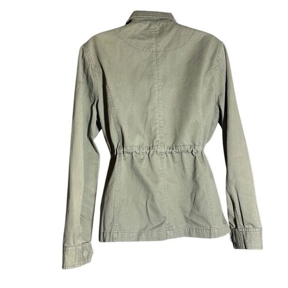 Women’s Utility Jacket – Olive Green Zip-Up – Size M - Picture 3 of 11